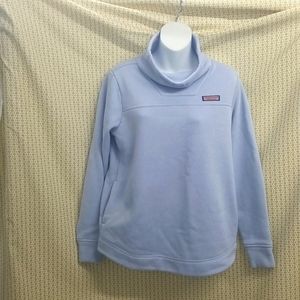 Vineyard Vines Blue Cowl neck Top